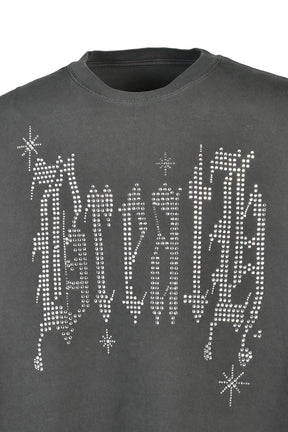 RHINESTONE TEE / BLK