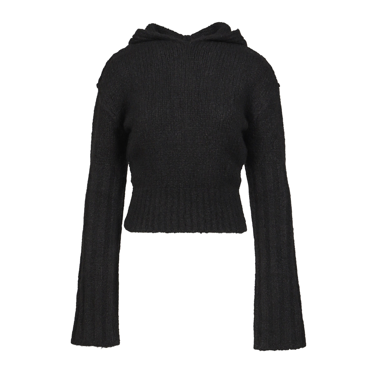 Rick Owens リックオウエンス FW26 PULLOVER CROPPED HOODIE / BLK