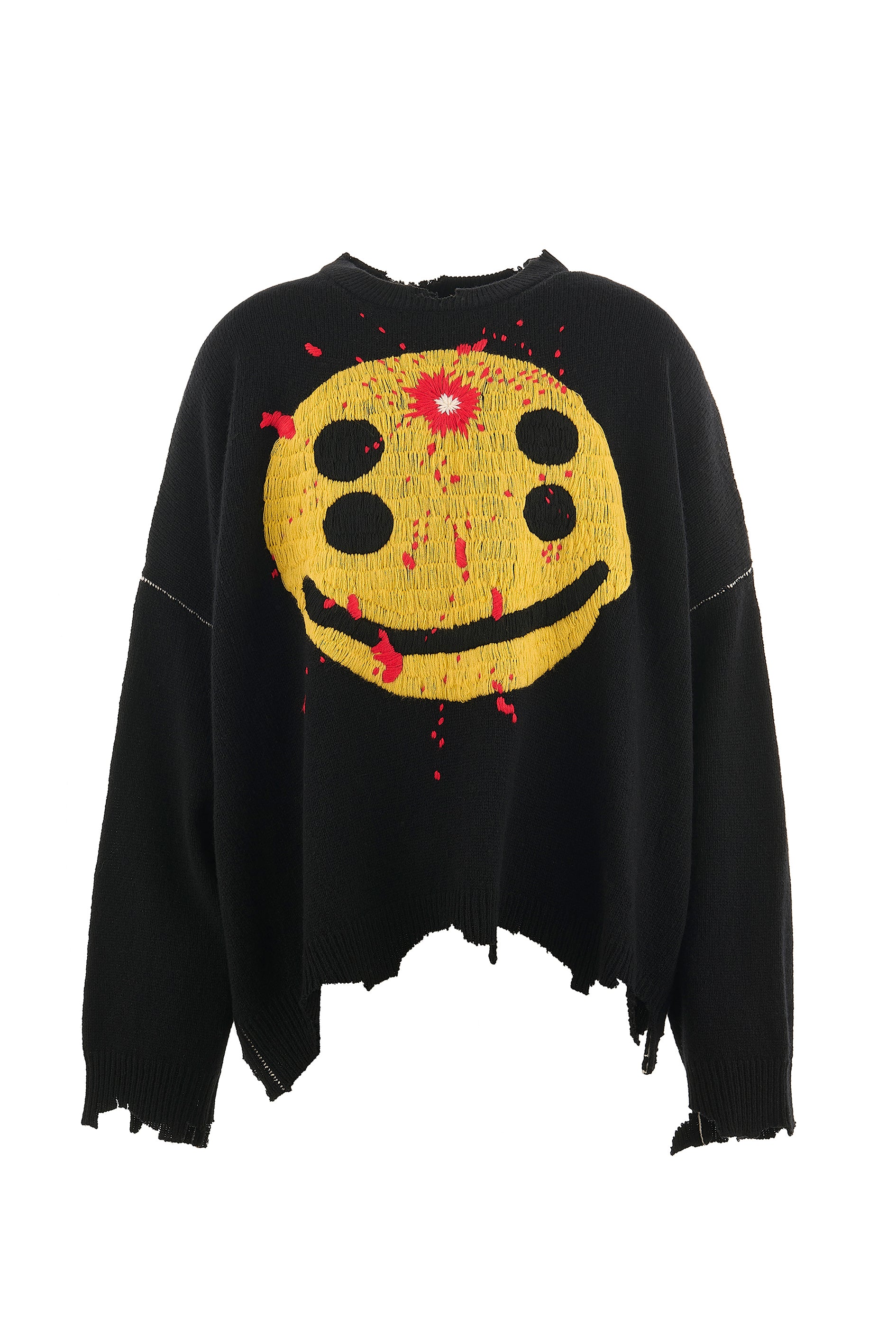 SAINT Mxxxxxx × Cactus Plant Flea Market CP_CREW KNT/SMILE / BLK