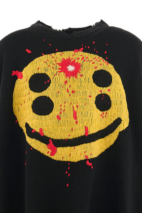 CP_CREW KNT/SMILE / BLK