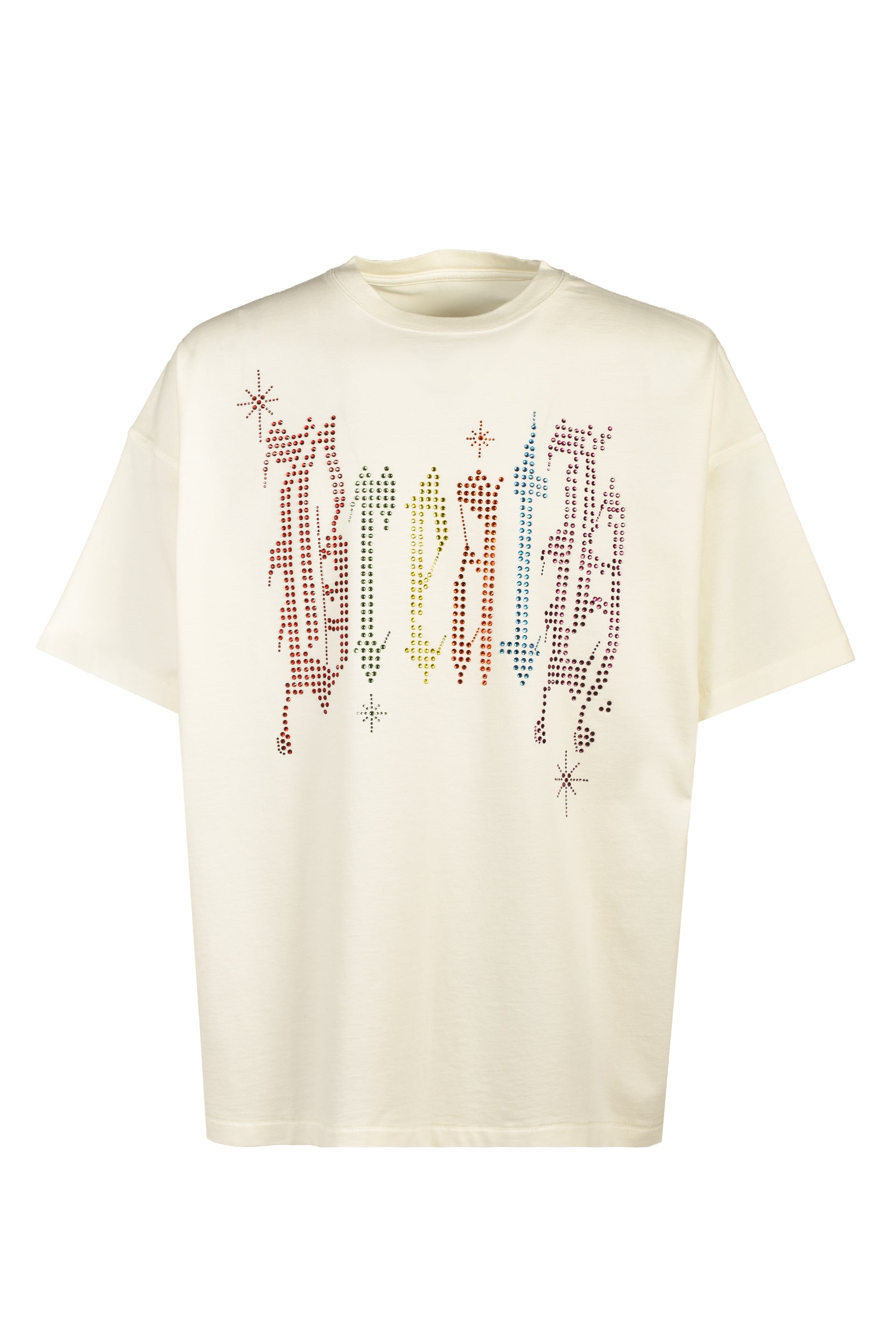 RHINESTONE TEE / WHT