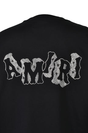 AMIRI BLOCK LETTER TEE / BLK