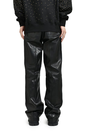 Amiri アミリ　総スパンコール　sequin　カーゴパンツ AMIRI アミリ FW25 LEATHER BOOT CUT PANT / BLK - NUBIAN ヌビアン