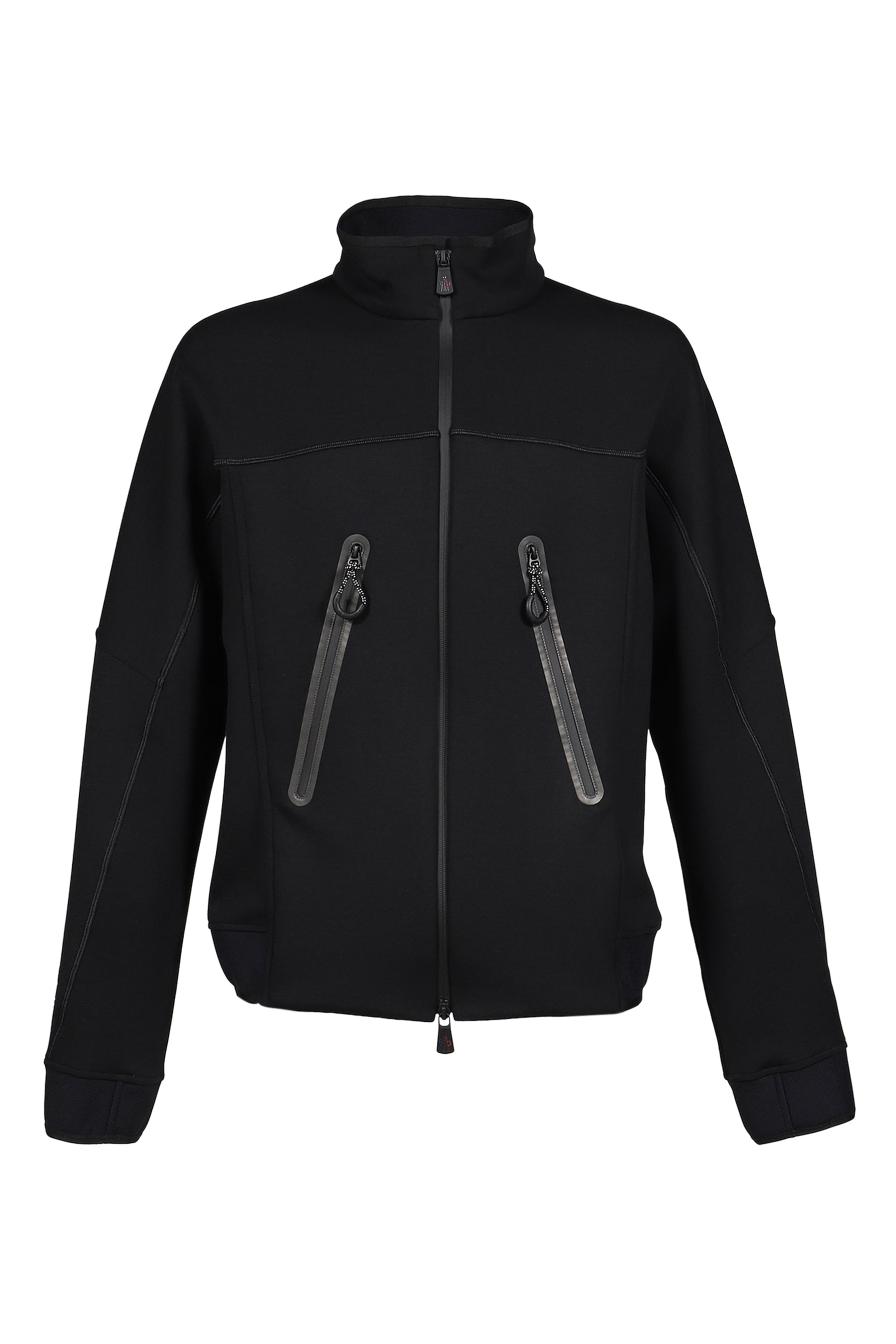 ZIP UP CARDIGAN / BLACK