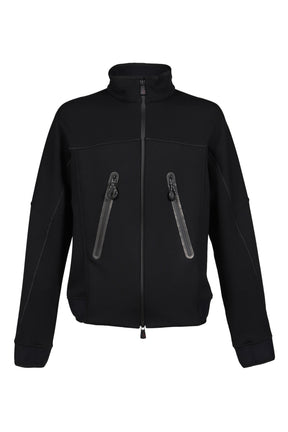 ZIP UP CARDIGAN / BLACK
