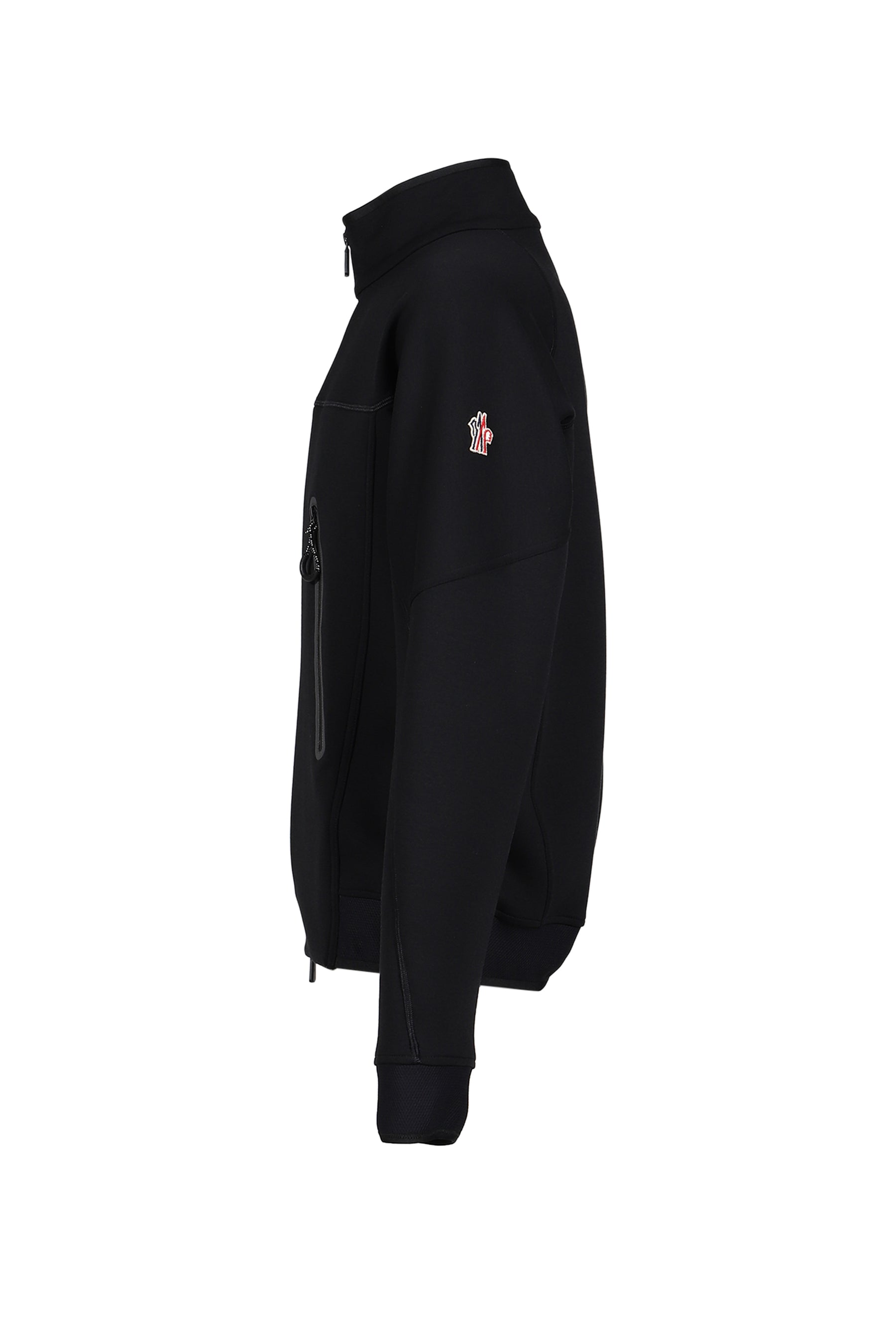 ZIP UP CARDIGAN / BLACK