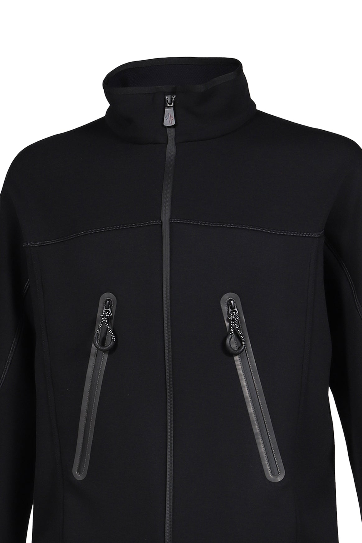 ZIP UP CARDIGAN / BLACK