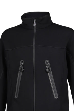 ZIP UP CARDIGAN / BLACK