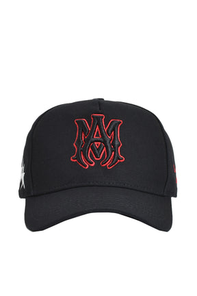 STARS MA CANVAS HAT / BLK RED