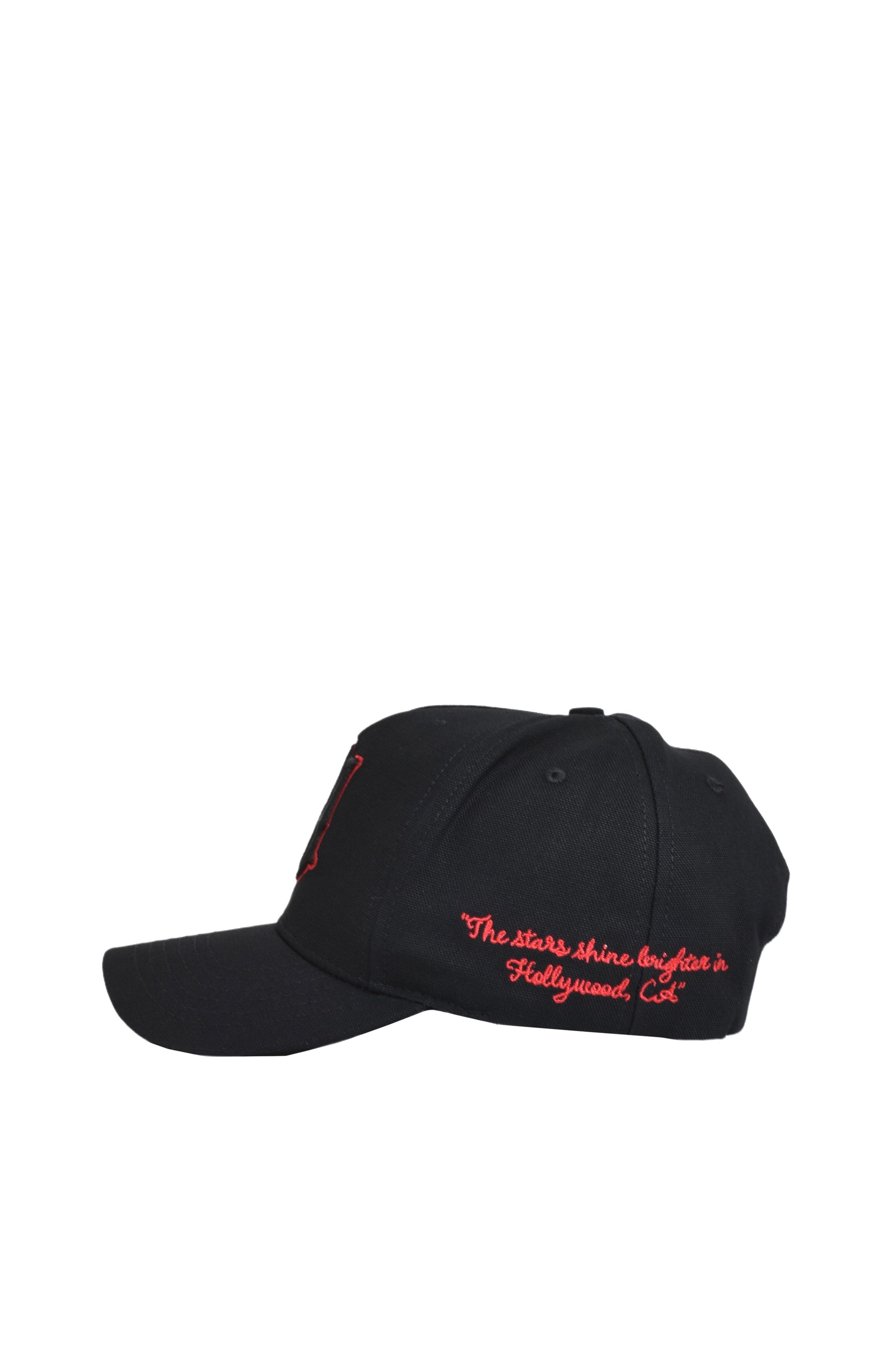 STARS MA CANVAS HAT / BLK RED