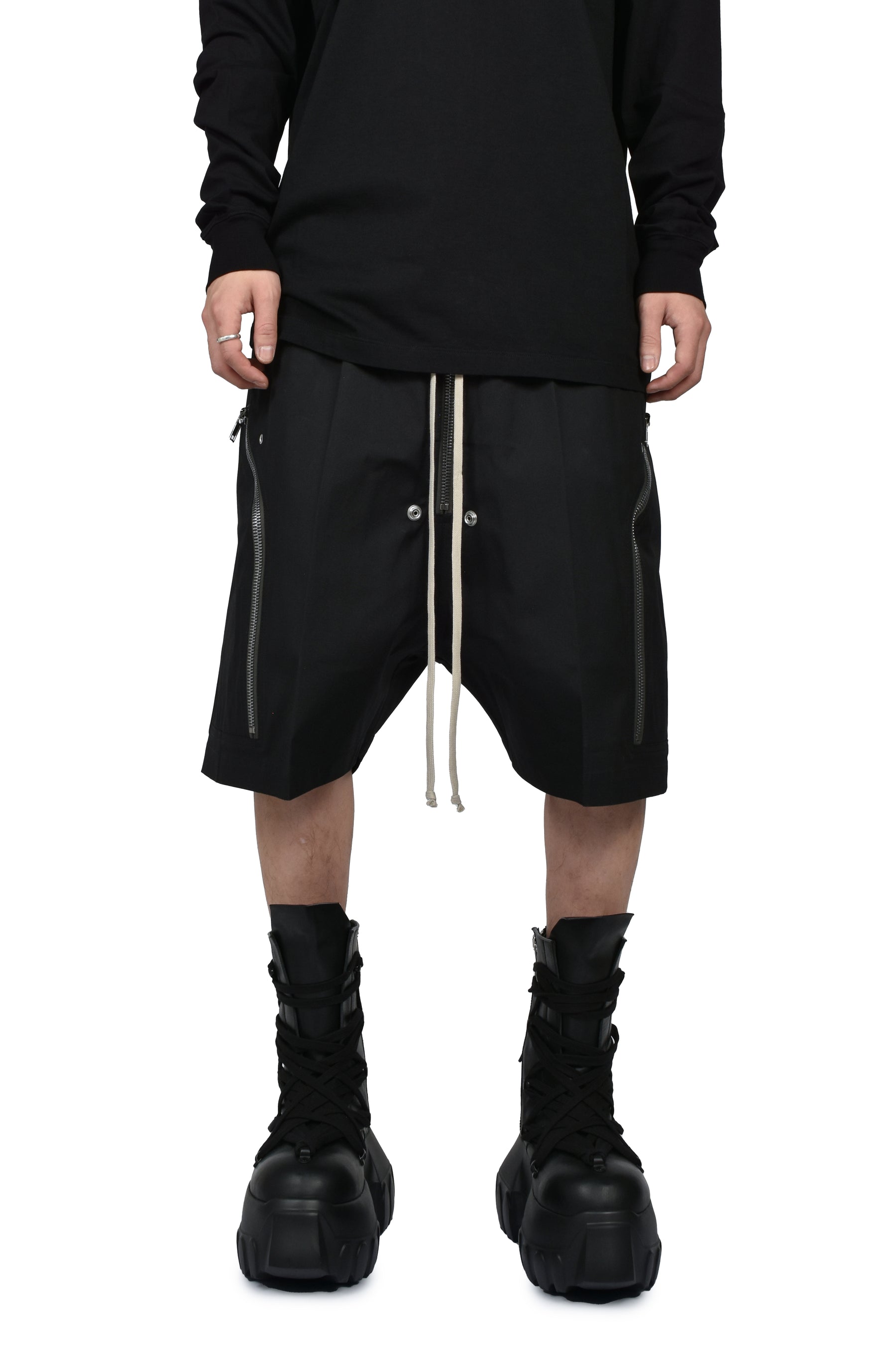 Rick Owens リック オウエンス FW26 HEIZER SHORTS / BLK - NUBIAN