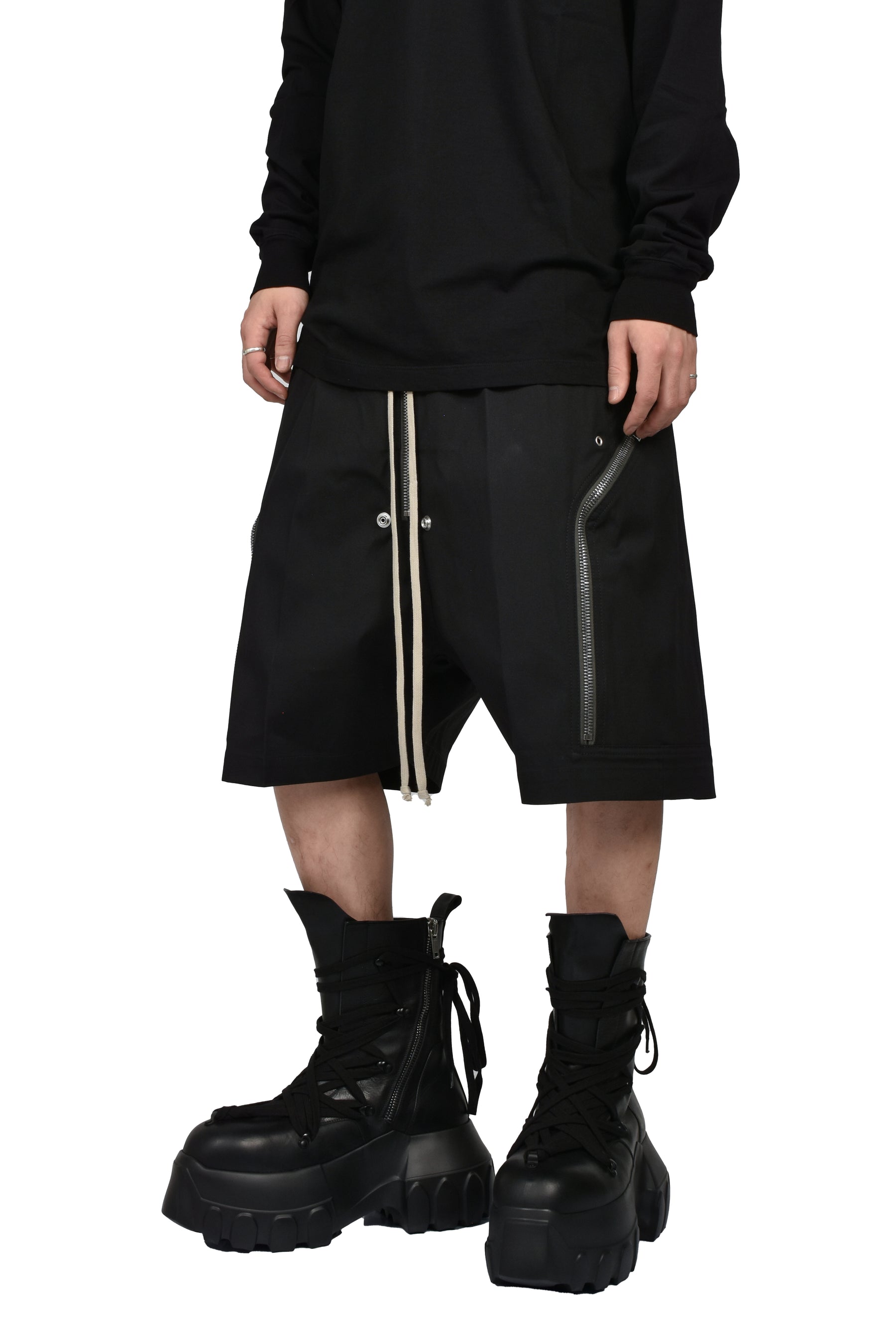 Rick Owens リック オウエンス FW26 HEIZER SHORTS / BLK - NUBIAN