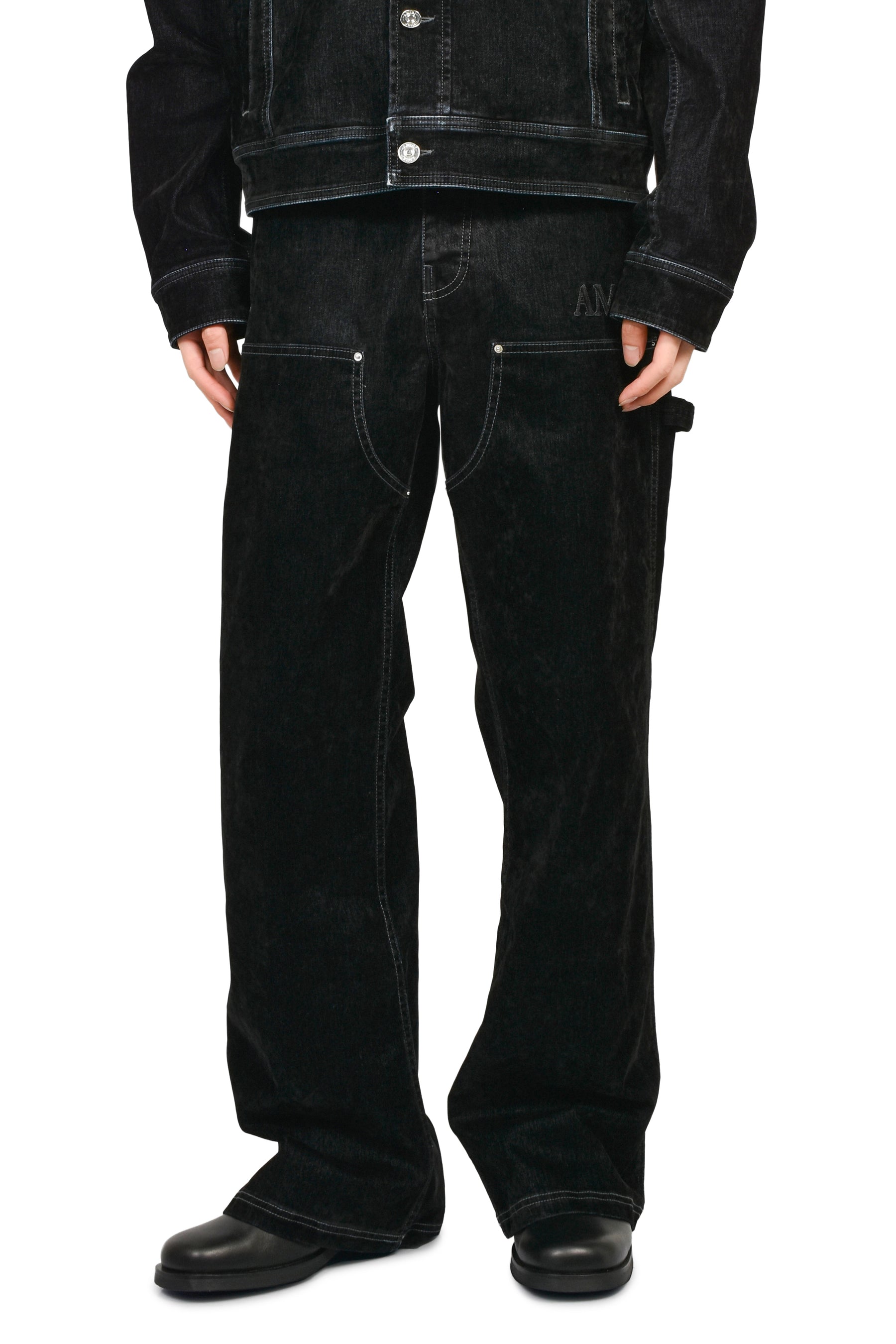 FLOCK DENIIM CARPENTER JEAN / BLK