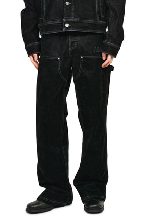 FLOCK DENIIM CARPENTER JEAN / BLK
