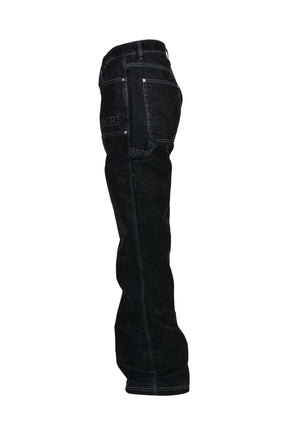 FLOCK DENIIM CARPENTER JEAN / BLK