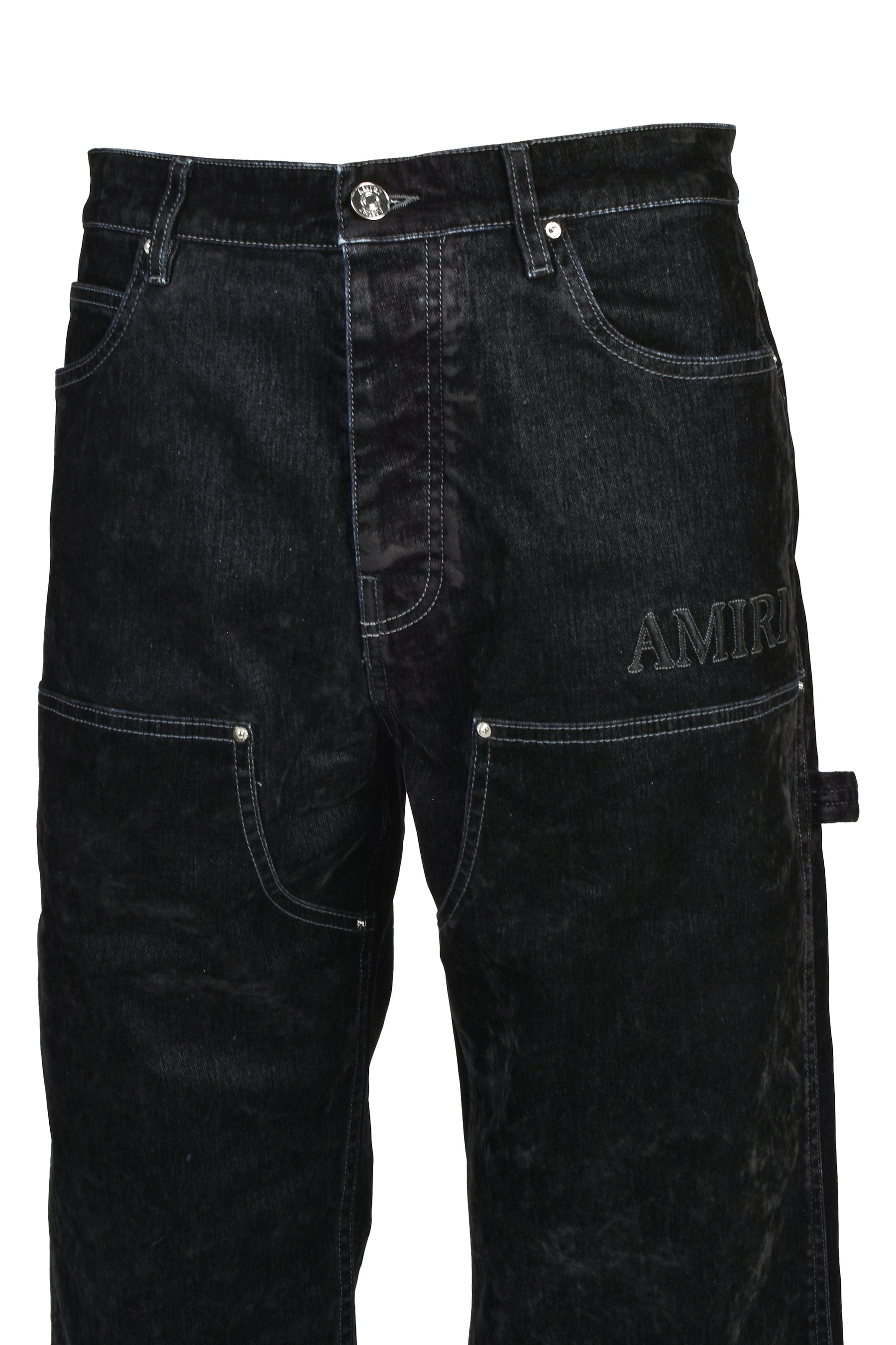 FLOCK DENIIM CARPENTER JEAN / BLK