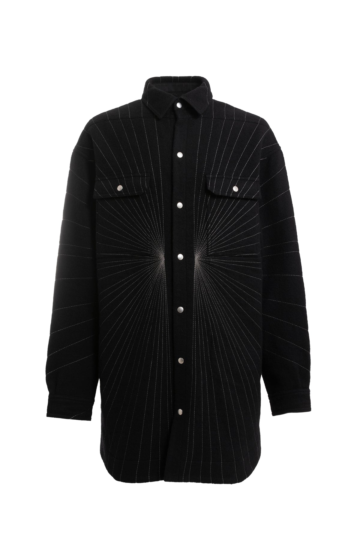 OVERSIZED OUTERSHIRT/ BLK