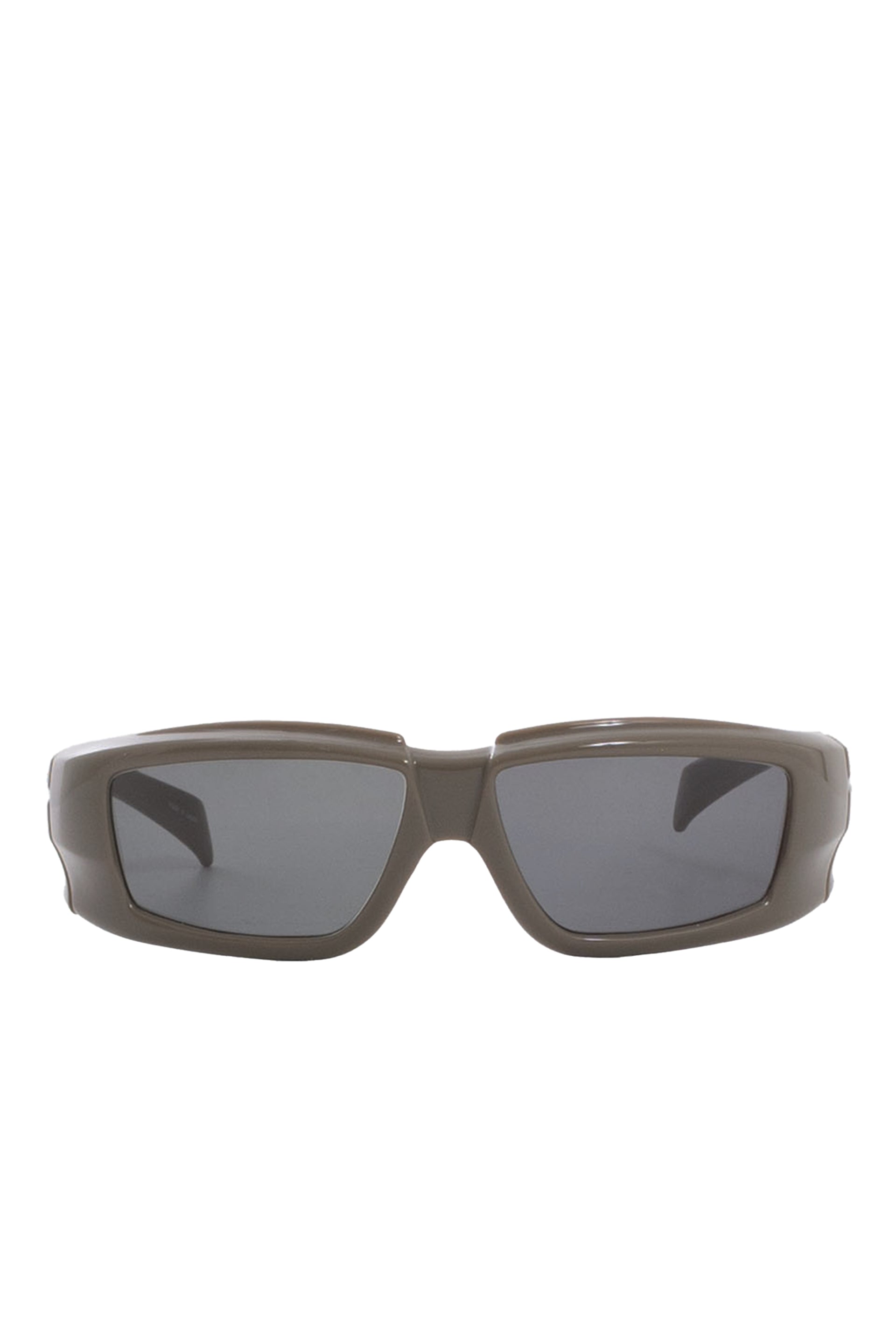 Rick Owens SUNGLASSES RICK / DSTGREY TEMPLE / BLK LENS