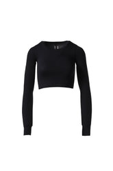 LS CROP T / BLK