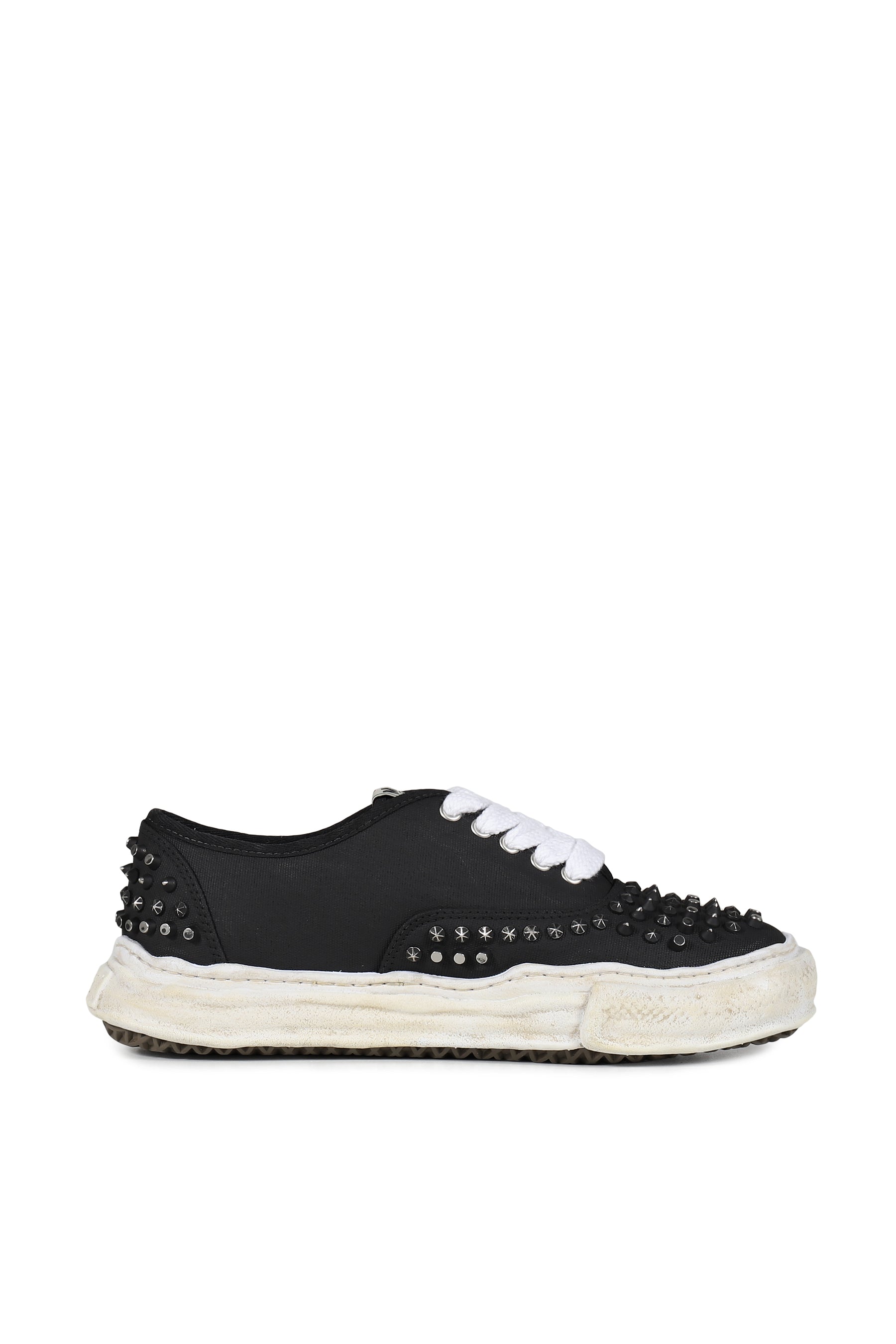 BAKER STUDDED CANVAS LOW / BLK 