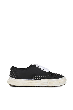 BAKER STUDDED CANVAS LOW / BLK 