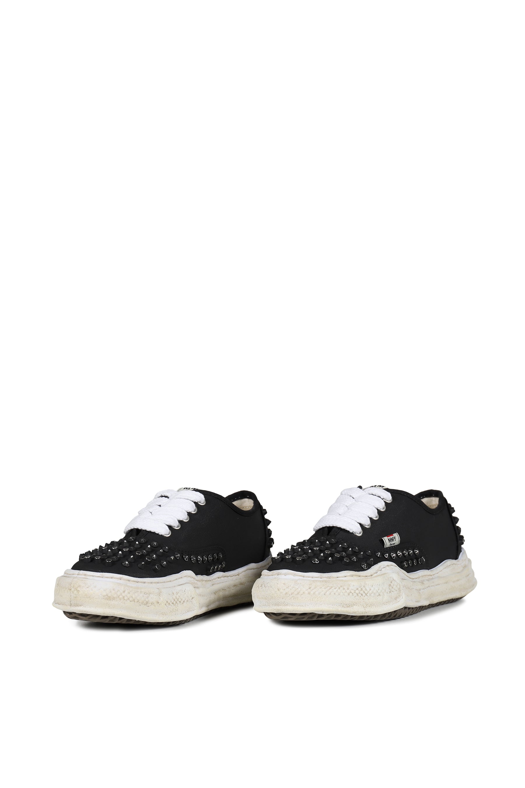 BAKER STUDDED CANVAS LOW / BLK 