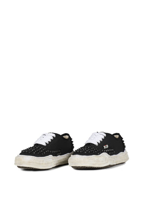 BAKER STUDDED CANVAS LOW / BLK 