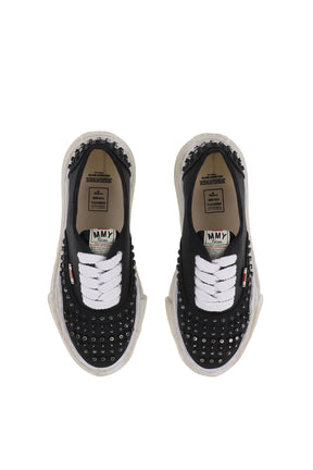 BAKER STUDDED CANVAS LOW / BLK 