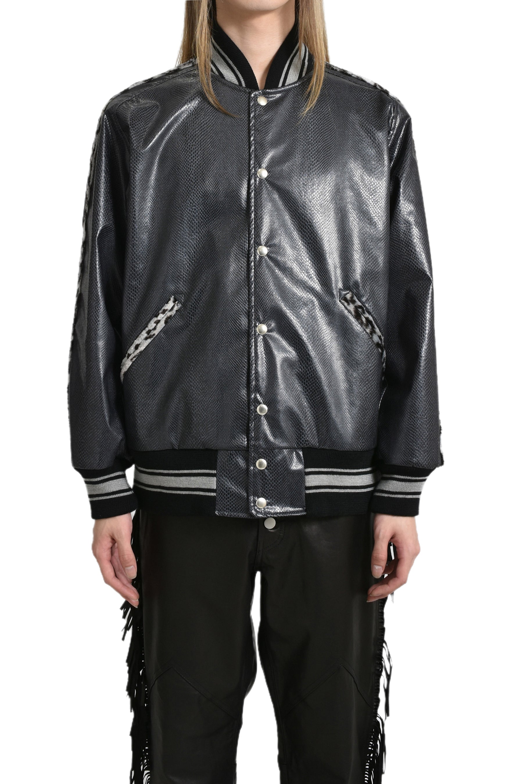 AWARD JACKET (EXCLUSIVE) / BLK