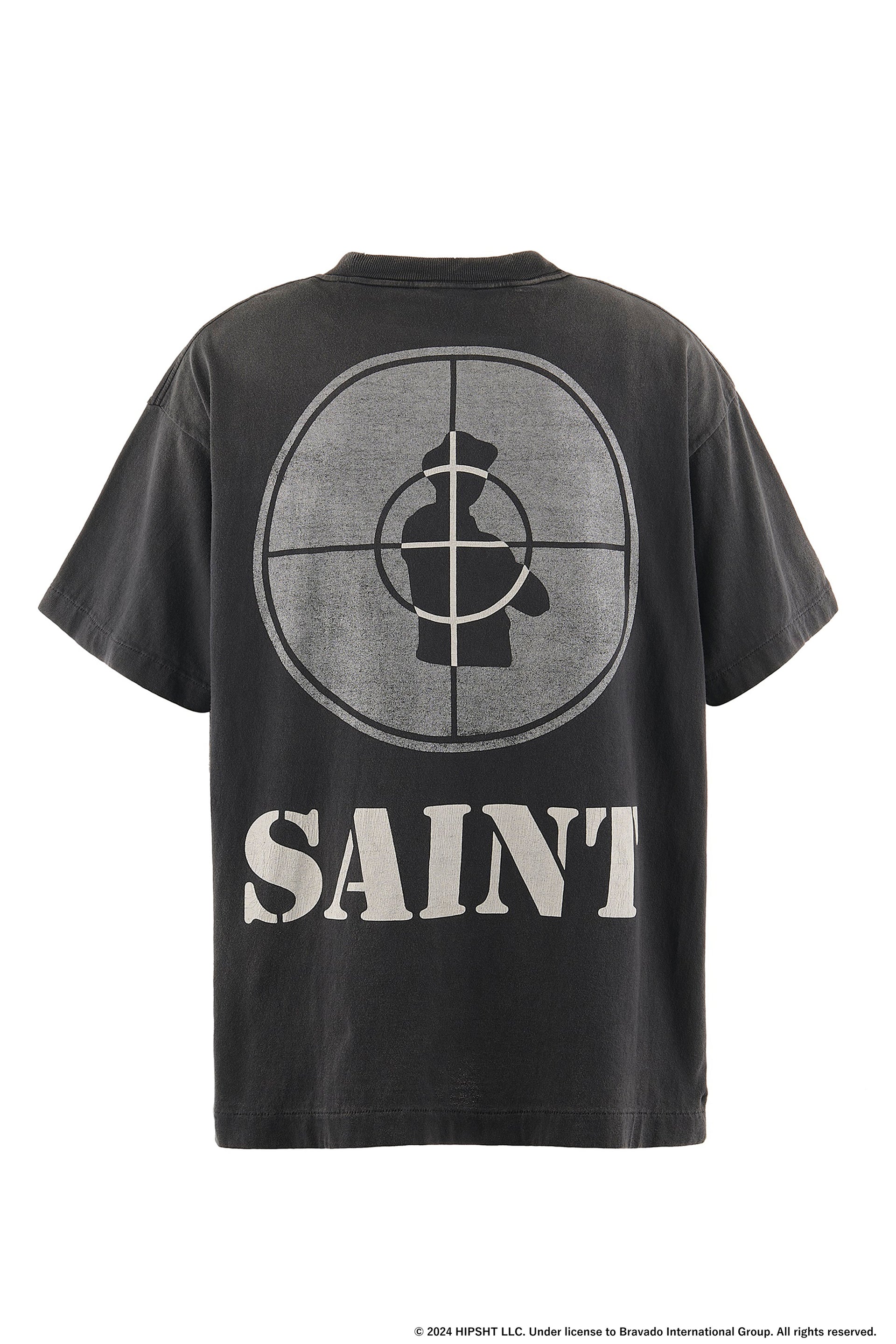 SAINT Mxxxxxx × Public Enemy PE_SS TEE/SNT ENEMY / BLK
