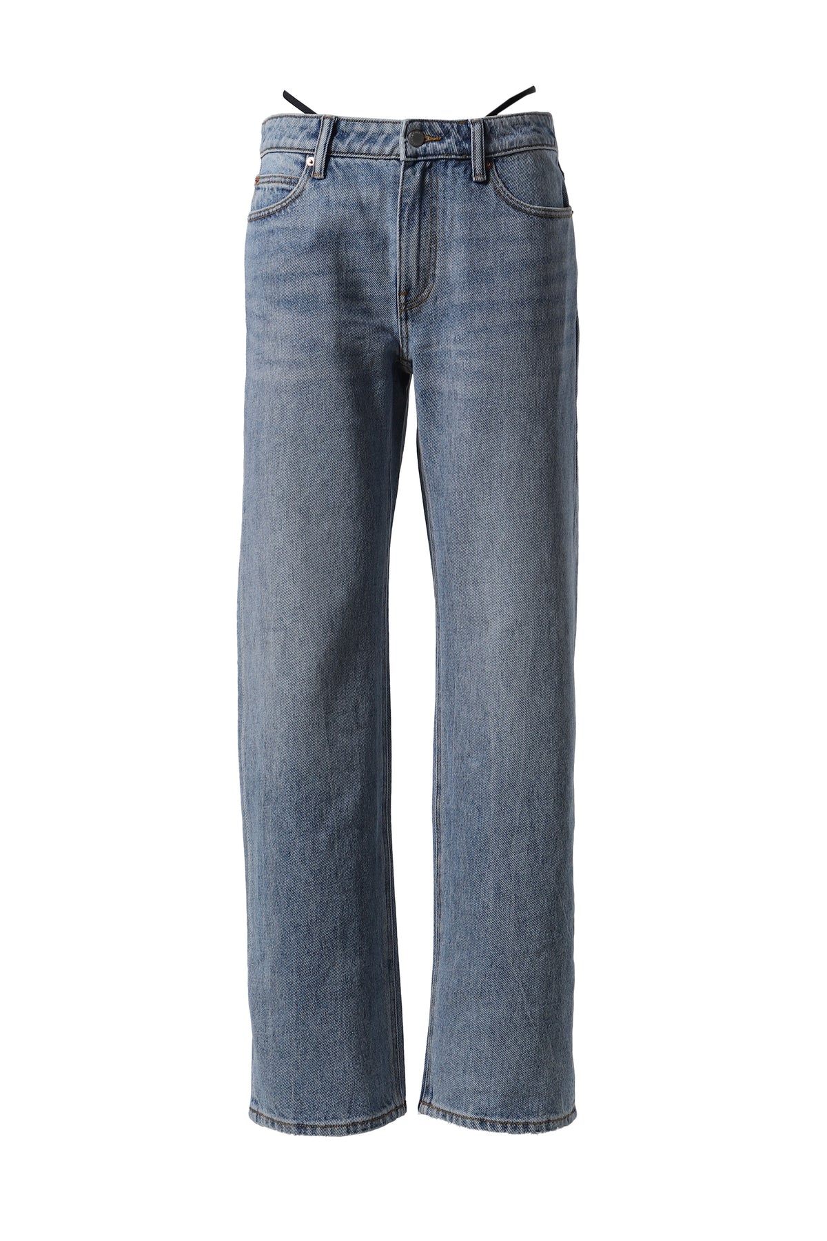 MID RISE RELAXED JEAN PRESTYLE DIAMANTE CHARM / INDIGO