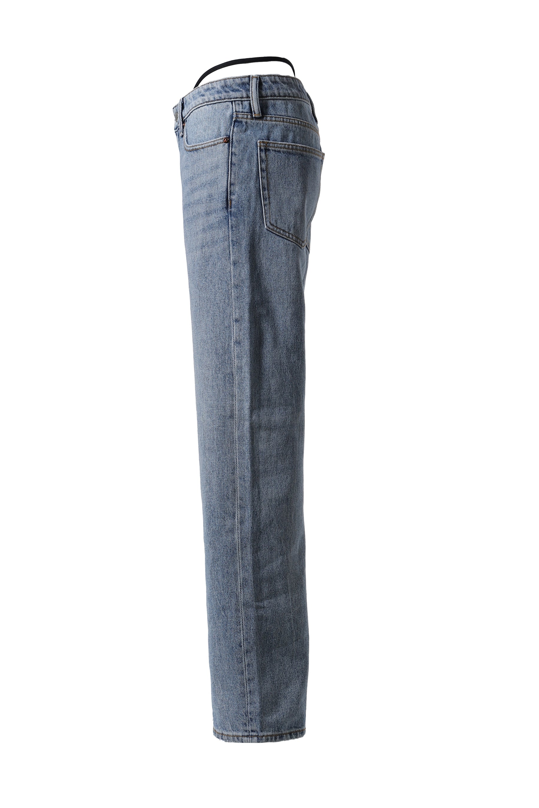 MID RISE RELAXED JEAN PRESTYLE DIAMANTE CHARM / INDIGO