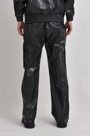 TRACK PANTS - SYNCETIC LEATHER (EXCLUSIVE) / BLK