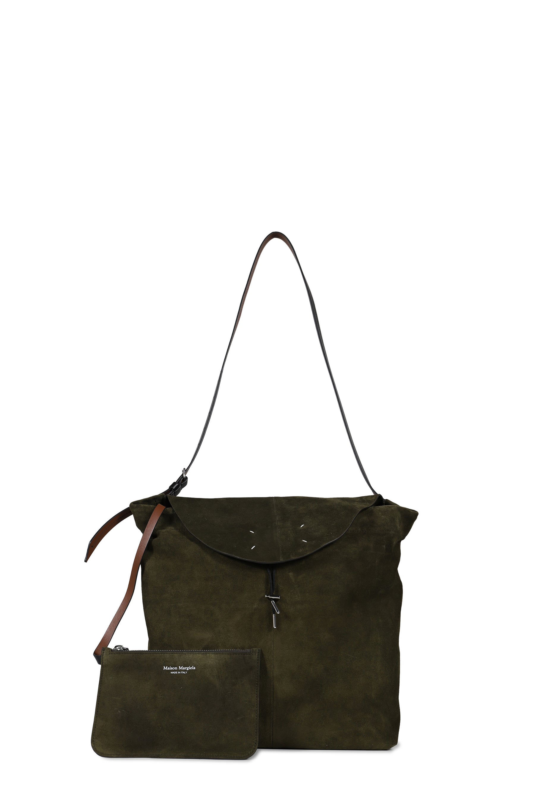 BELT BAG HOBO SMALL / KHA/BLK/CHESTNUT