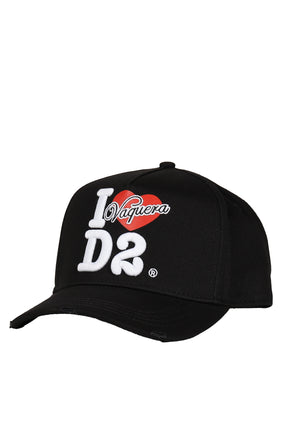 EMBROIDERED BASEBALL CAPS / NERO