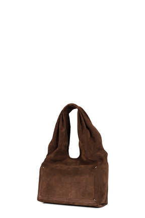 BOX BAG MEDIUM / DARK BRW