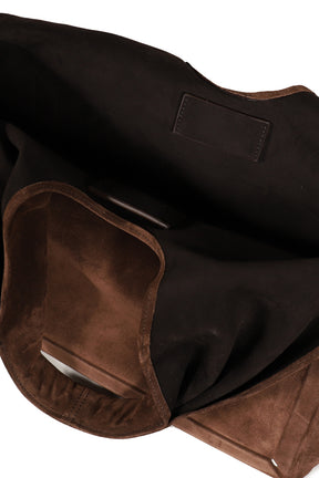 BOX BAG MEDIUM / DARK BRW
