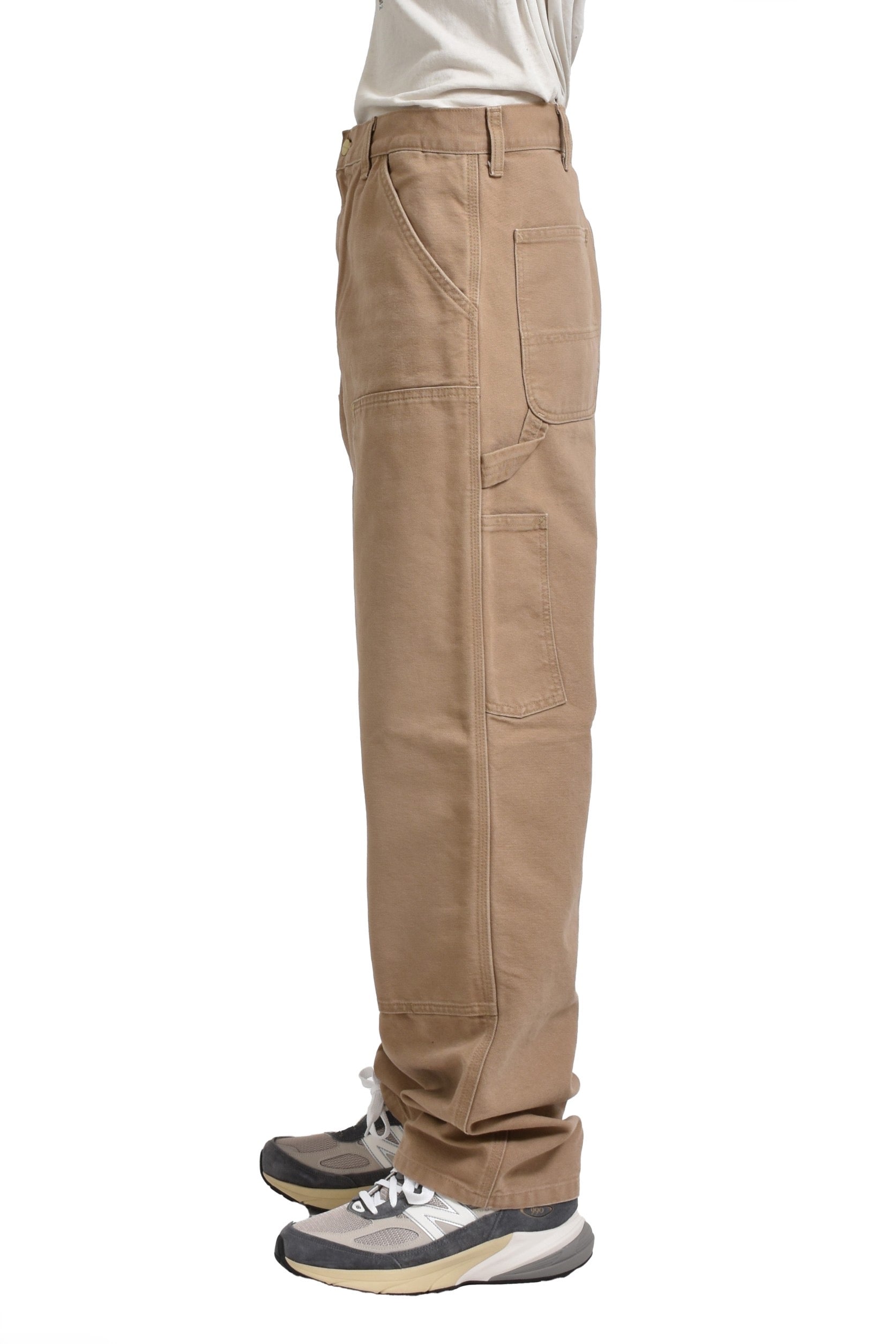 DOUBLE KNEE PANT -AGD CANVAS- / PEANUT