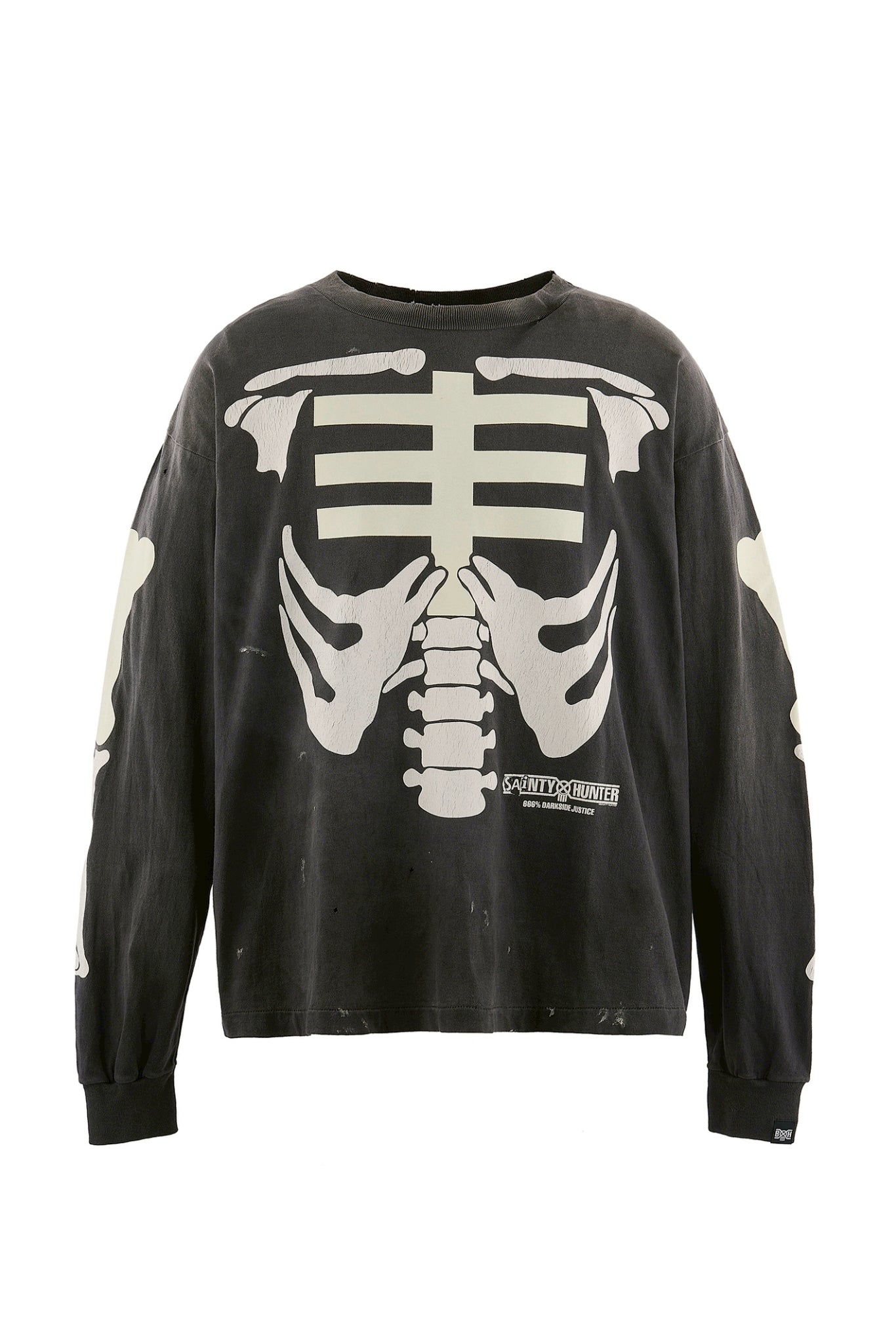 BH_LS T-SHIRT/BONE / BLK