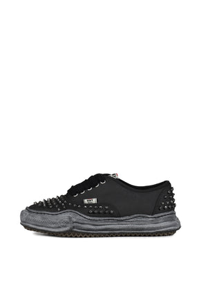 BAKER STUDDED CANVAS LOW / BLK BLK 