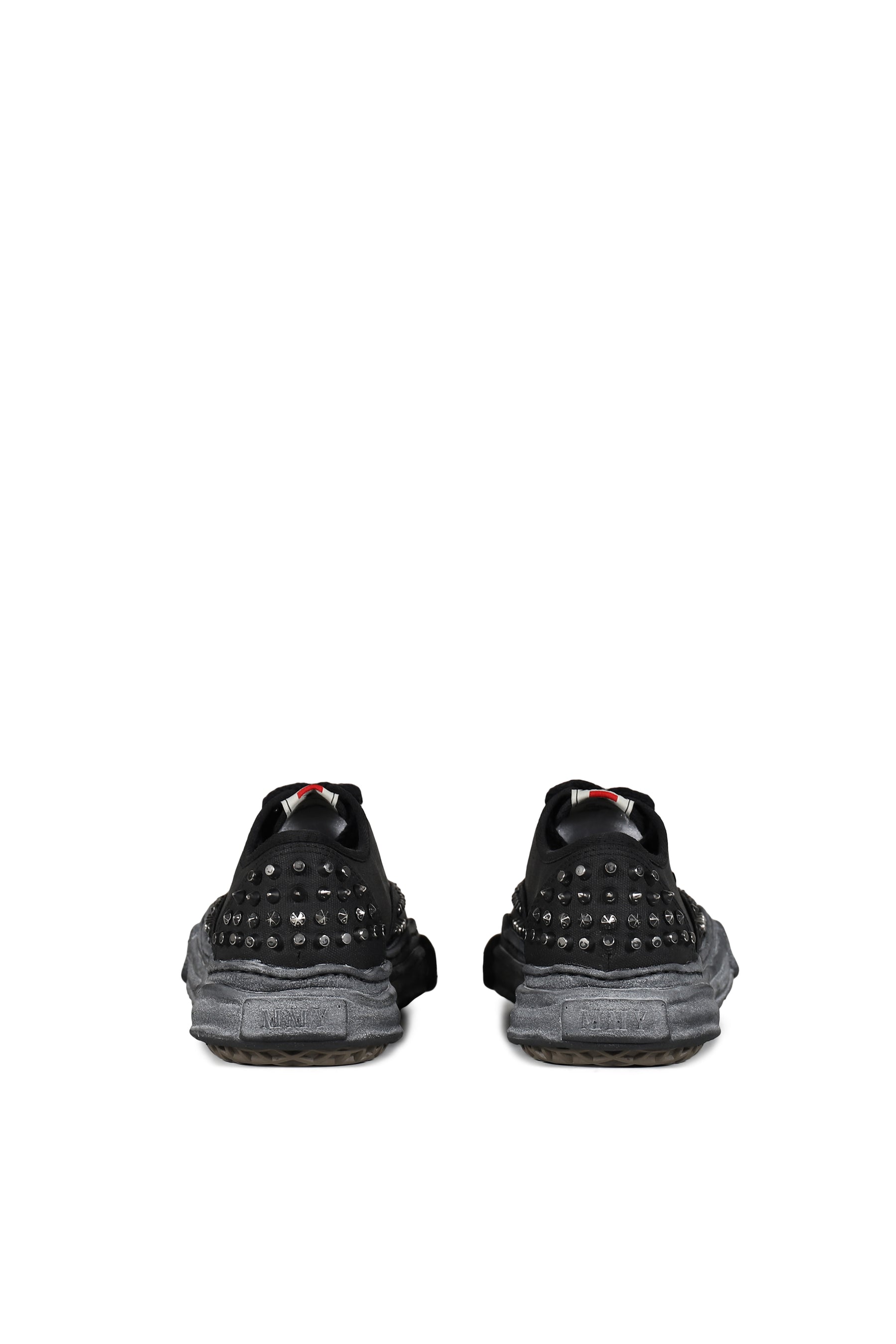BAKER STUDDED CANVAS LOW / BLK BLK 