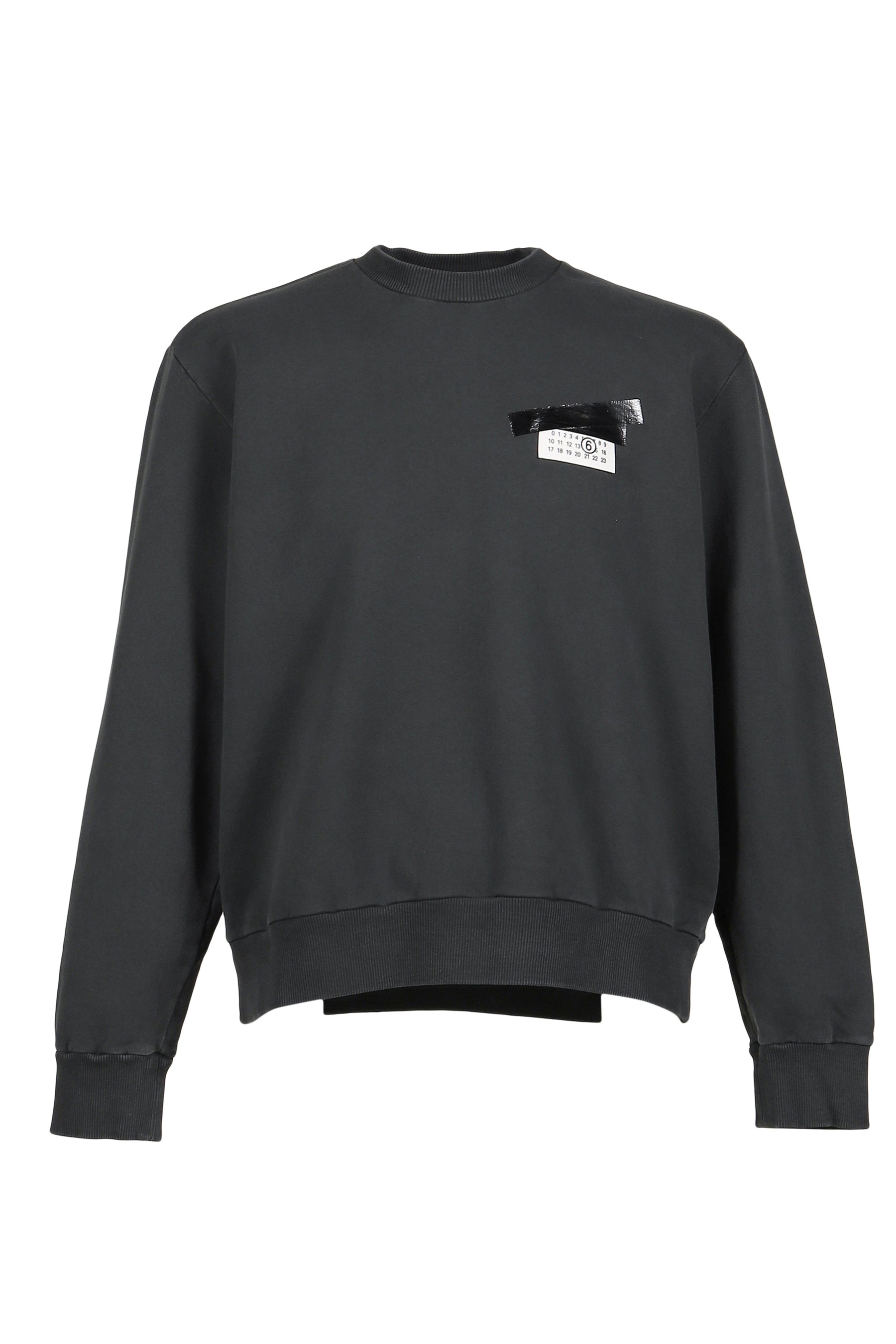 SWEATSHIRT / WASHED BLK