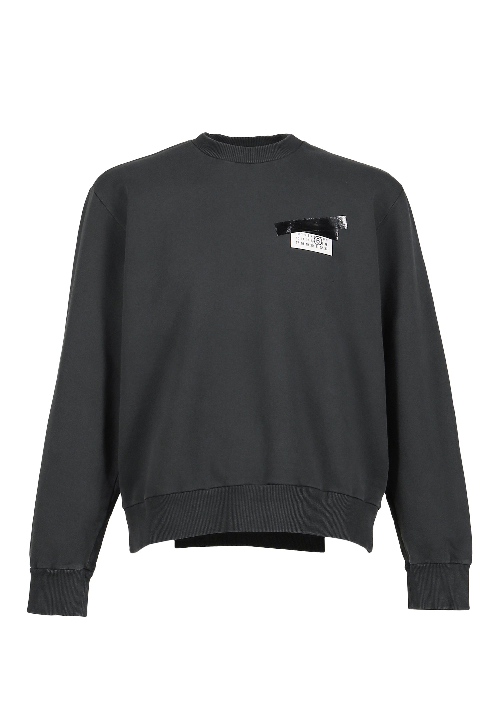 SWEATSHIRT / WASHED BLK