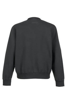 SWEATSHIRT / WASHED BLK