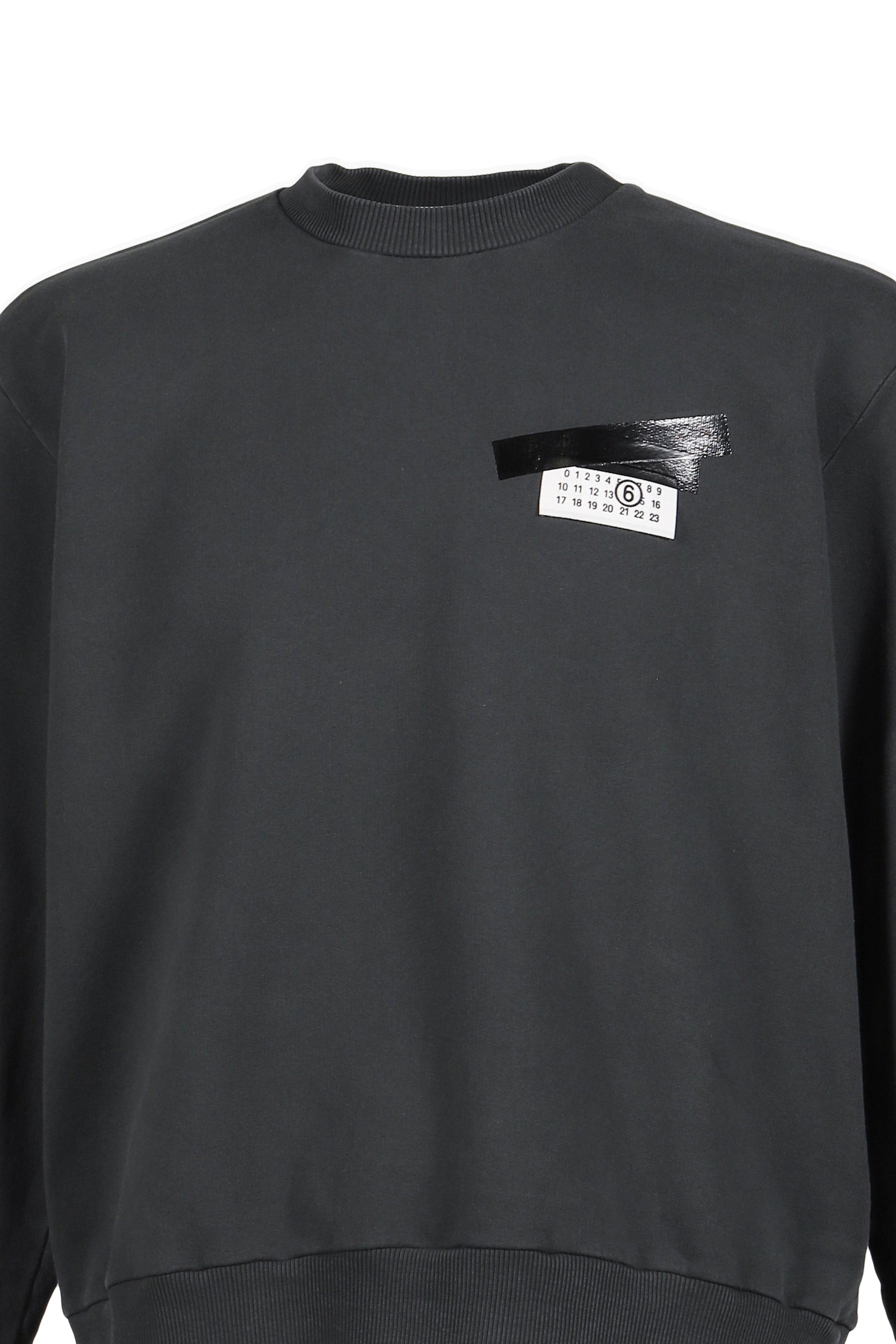 SWEATSHIRT / WASHED BLK