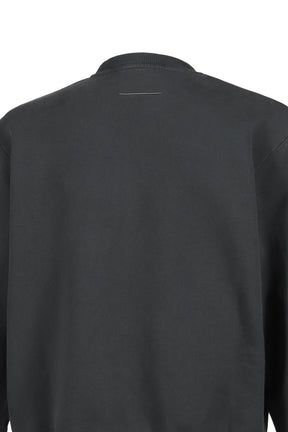 SWEATSHIRT / WASHED BLK