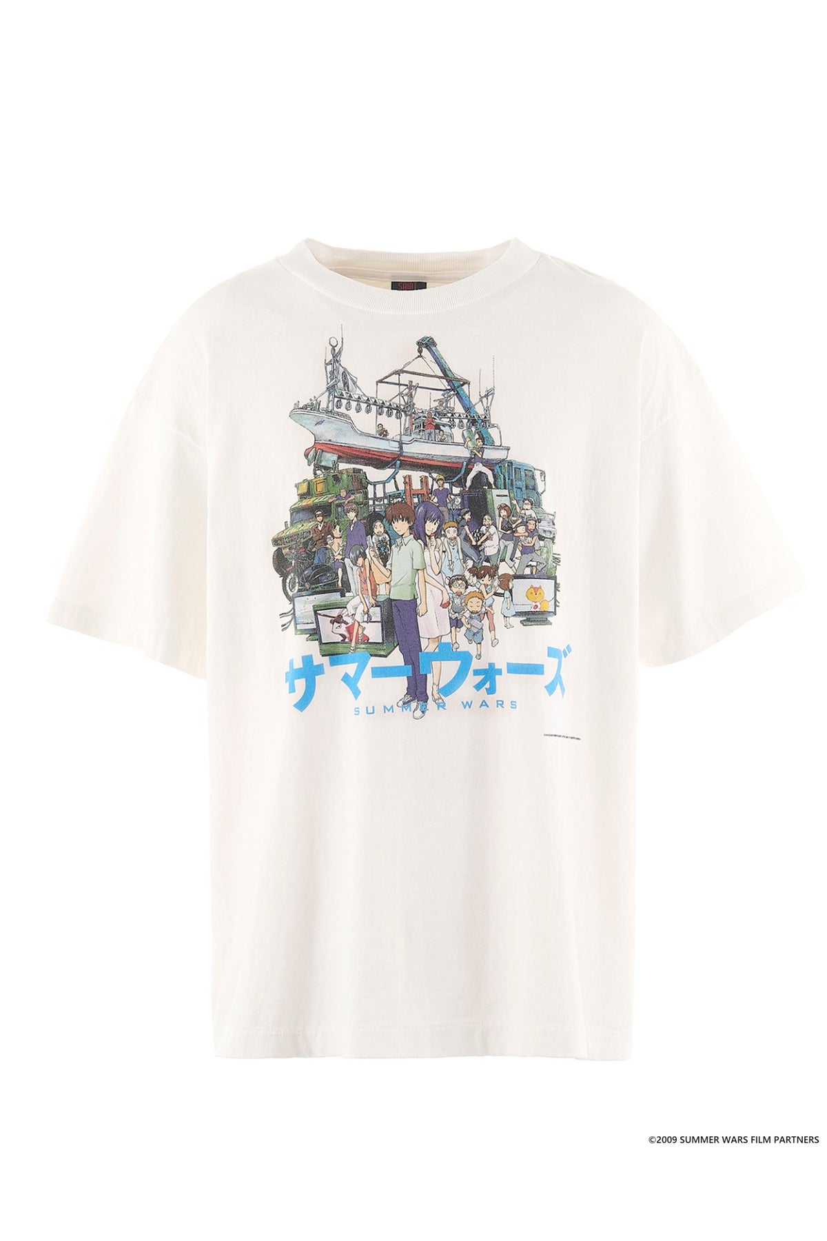 SG_SS TEE/SUMMER WARS / WHT