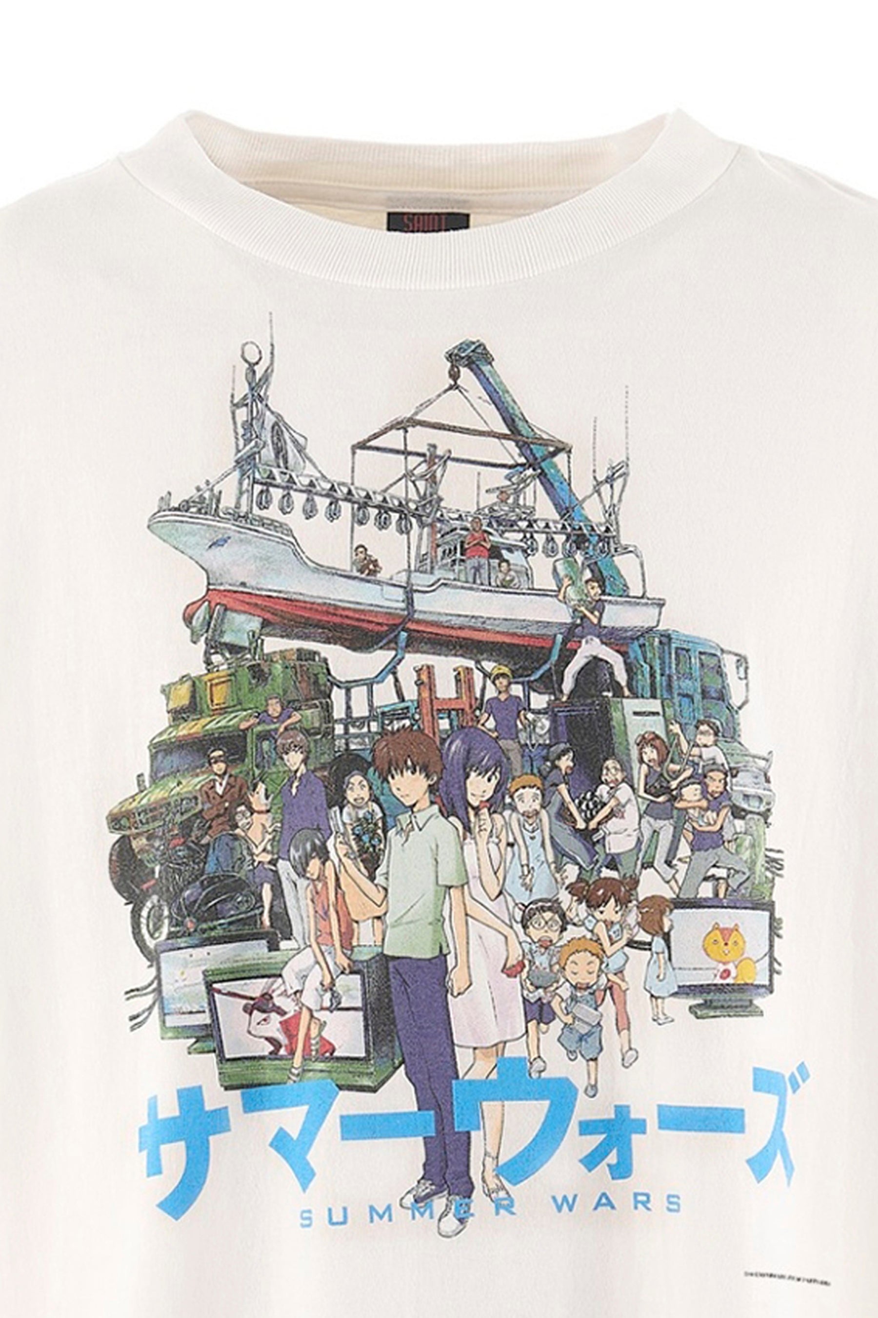 SG_SS TEE/SUMMER WARS / WHT