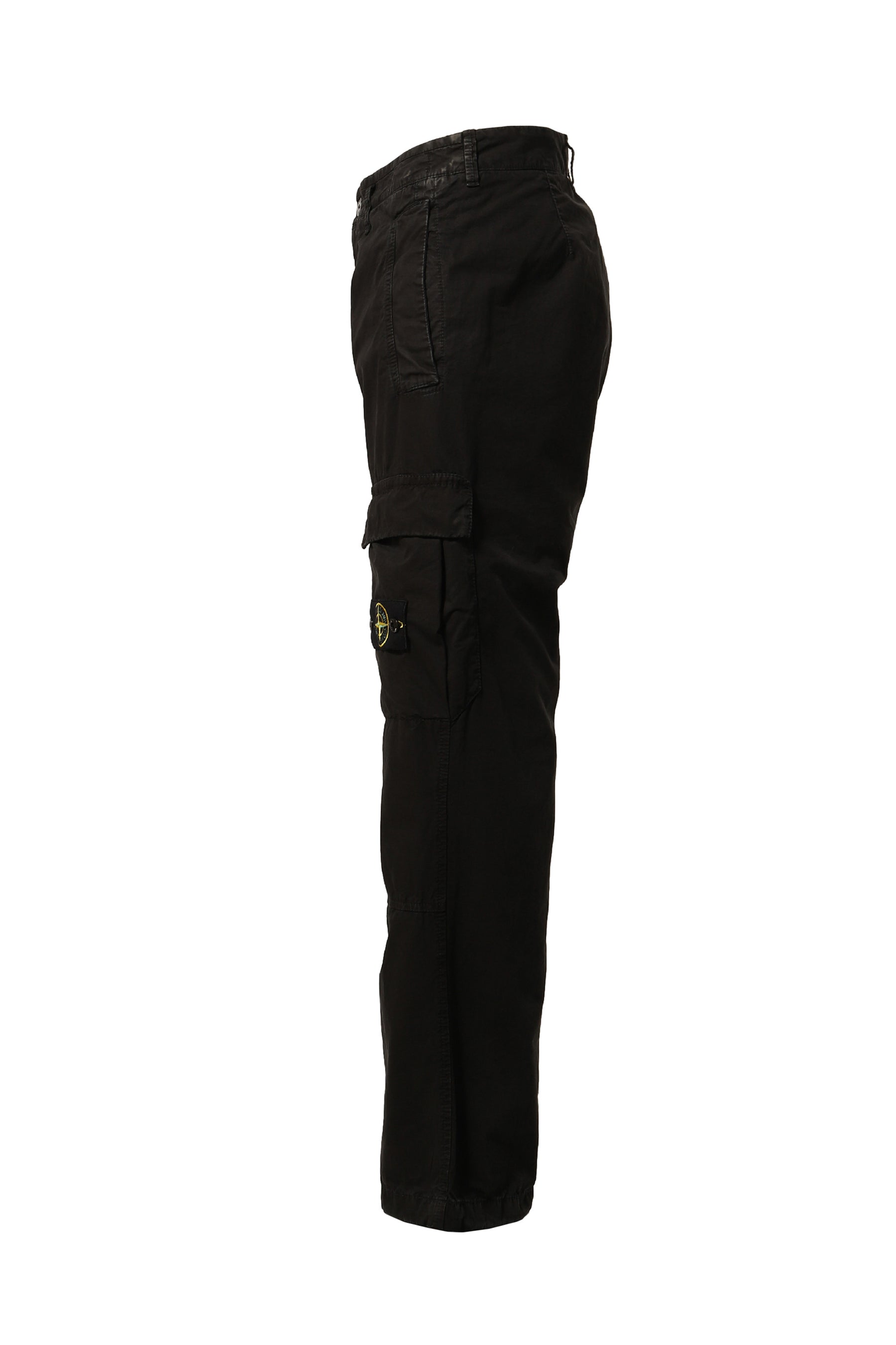 DYEING WIDE CARGO PANTS / BLK