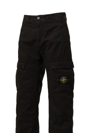 DYEING WIDE CARGO PANTS / BLK